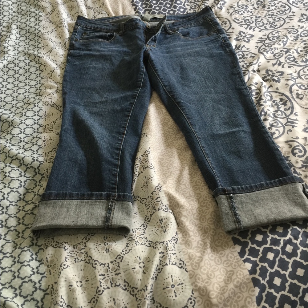 Skinny Rollup Jeans